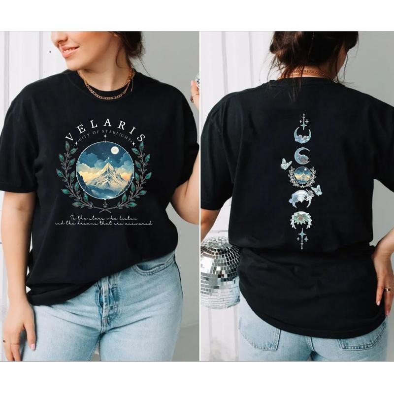 Velaris Bookish City Starlight Court Dreams Night - Adult & Kids T-Shirts, Sweatshirts & Hoodies apparel design preview 1