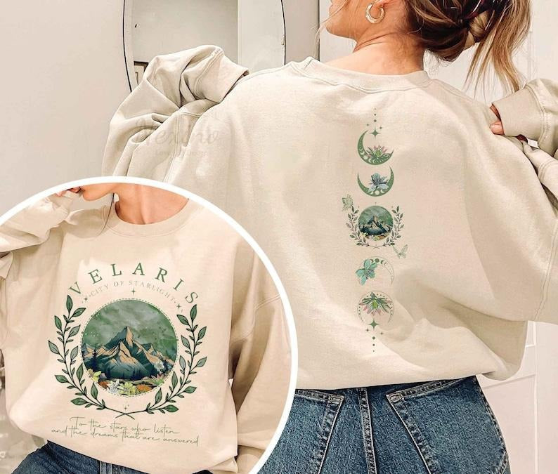 Velaris City Starlight ACOTAR Night Court Dreams - Adult & Kids T-Shirts, Sweatshirts & Hoodies apparel design preview 1