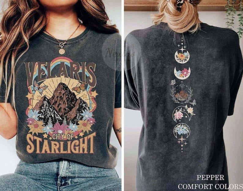 Velaris City Starlight ACOTAR Two Sided Night Court - Adult & Kids T-Shirts, Sweatshirts & Hoodies apparel design preview 1