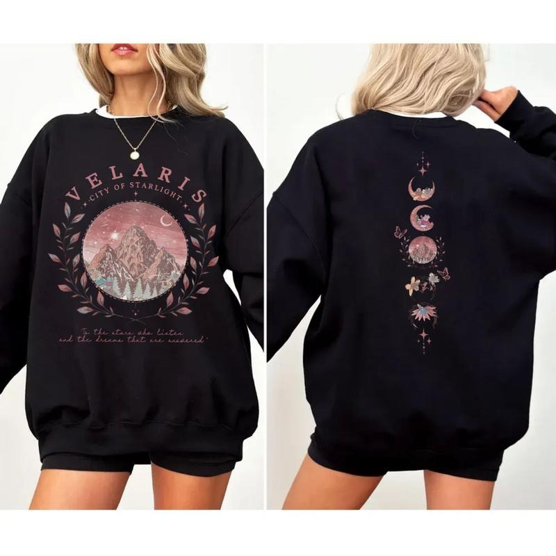 Velaris City Starlight Acotar Double Sides Court - Adult & Kids T-Shirts, Sweatshirts & Hoodies apparel design preview 1