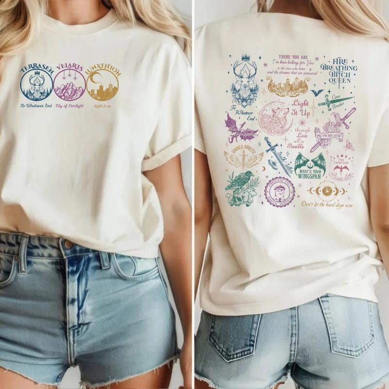 Velaris City Starlight Crescent Throne Glass Acotar - Adult & Kids T-Shirts, Sweatshirts & Hoodies apparel design preview 1