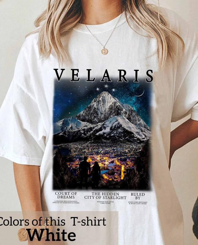 Velaris City Starlight ACOTAR Retro House Wind Book - Adult & Kids T-Shirts, Sweatshirts & Hoodies apparel design preview 1