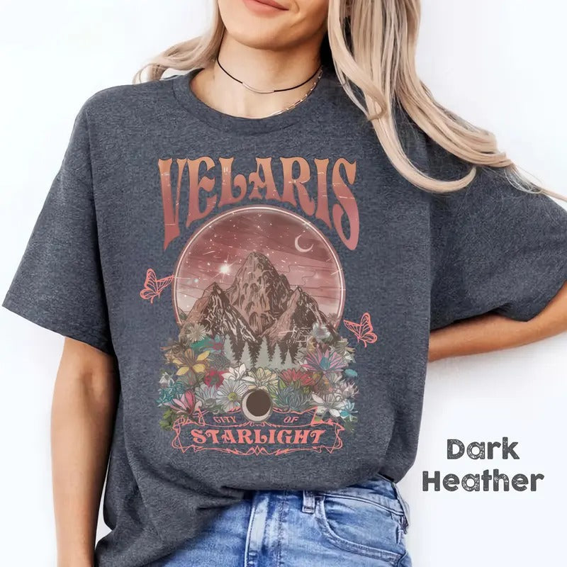 Velaris City Starlight ACOTAR Gildan Night Court - Adult & Kids T-Shirts, Sweatshirts & Hoodies apparel design preview 1
