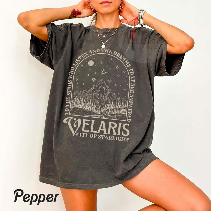 Velaris City Starlight ACOTAR Night Court Bookish - Adult & Kids T-Shirts, Sweatshirts & Hoodies apparel design preview 1