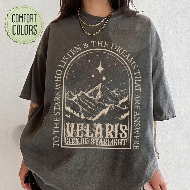 Velaris City Starlight ACOTAR Night Court Bookish - Adult & Kids T-Shirts, Sweatshirts & Hoodies apparel design preview 1