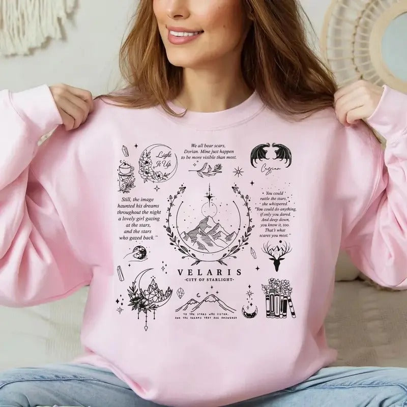 Velaris Sjm Court Thorns Roses Iprintasty Fan - Adult & Kids T-Shirts, Sweatshirts & Hoodies apparel design preview 1