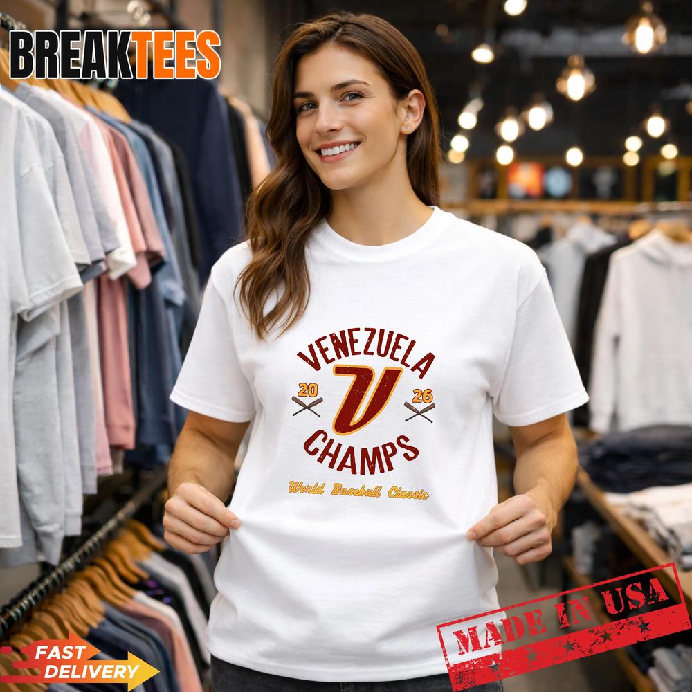 Venezuela 2026 World Baseball Classic Champions - Adult & Kids T-Shirts, Sweatshirts & Hoodies apparel design preview 1
