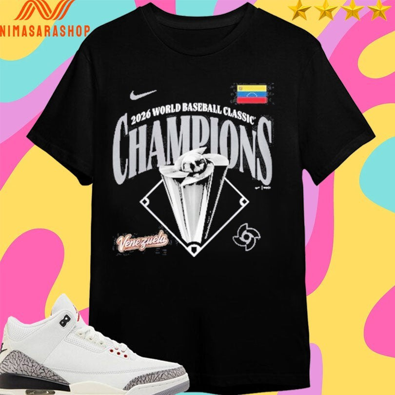 Venezuela Baseball 2026 World Classic Champions - Adult & Kids T-Shirts, Sweatshirts & Hoodies apparel design preview 1