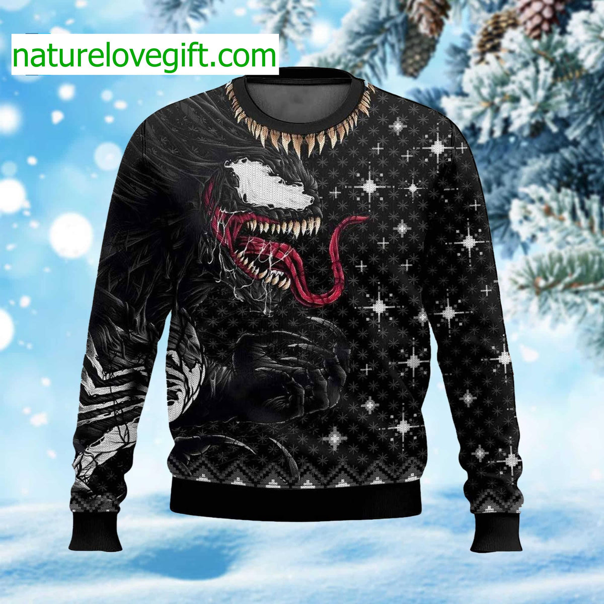 Venom The Last Dance Ugly Christmas Sweater - Holiday Gift product image