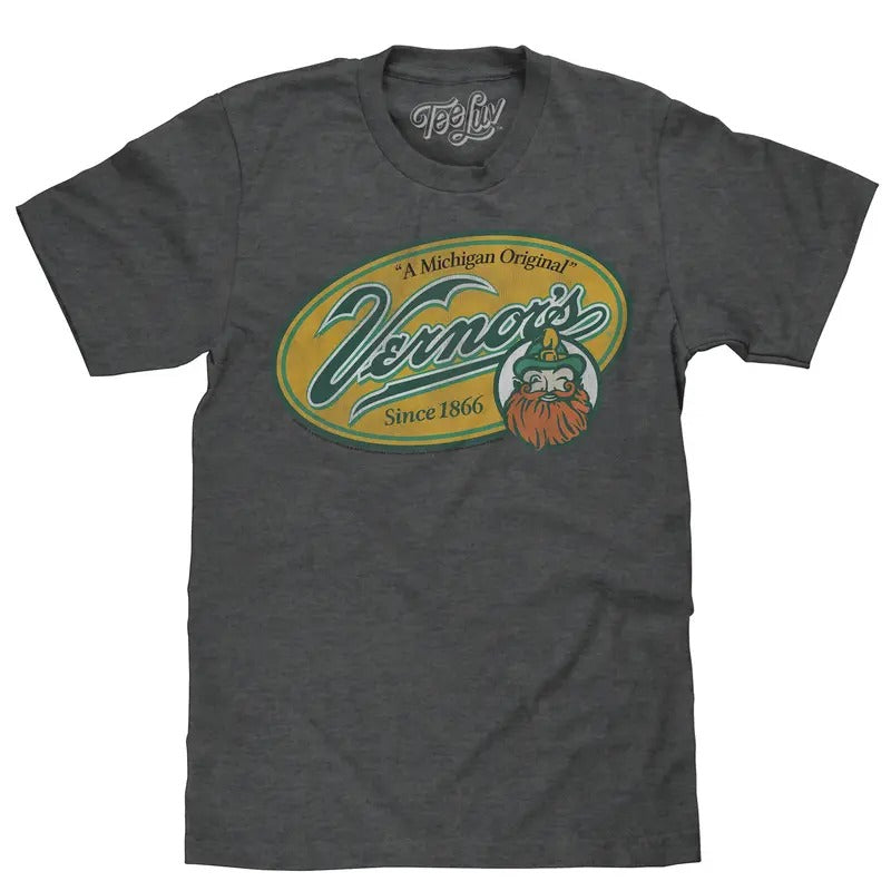 Vernor'S Ginger Ale Gray - Adult & Kids T-Shirts, Sweatshirts & Hoodies apparel design preview 1