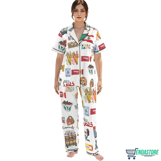 Very Lebanese Pajama Set 3D Sweater - Gift Idea product image 2