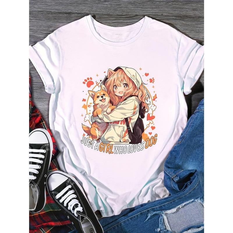 Vibrant Anime Print Short Sleeve Crew Neck Soft - Adult & Kids T-Shirts, Sweatshirts & Hoodies apparel design preview 1