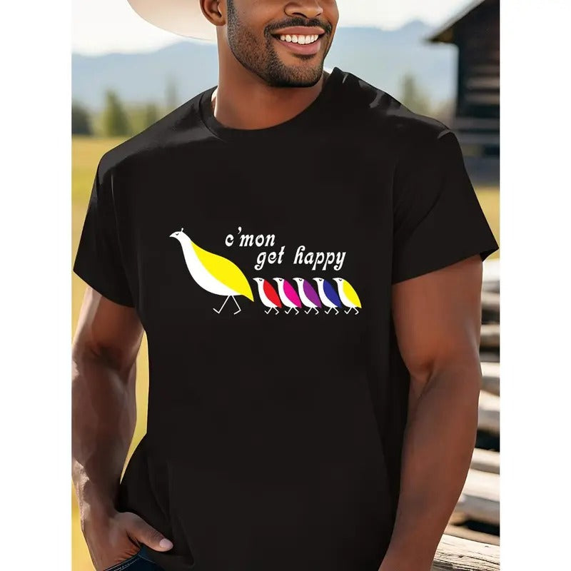 Vibrant Bird Pattern Print Casual Comfy Short Sleeves - Adult & Kids T-Shirts, Sweatshirts & Hoodies apparel design preview 1