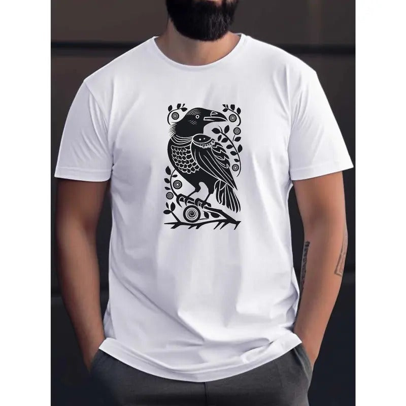 Vibrant Crow Casual Short Sleeve Summer Comfortable - Adult & Kids T-Shirts, Sweatshirts & Hoodies apparel design preview 1
