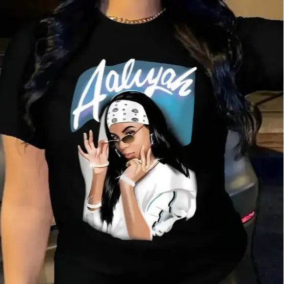 Vibrant Portrait Print Graphics Top Womenswear - Adult & Kids T-Shirts, Sweatshirts & Hoodies apparel design preview 1