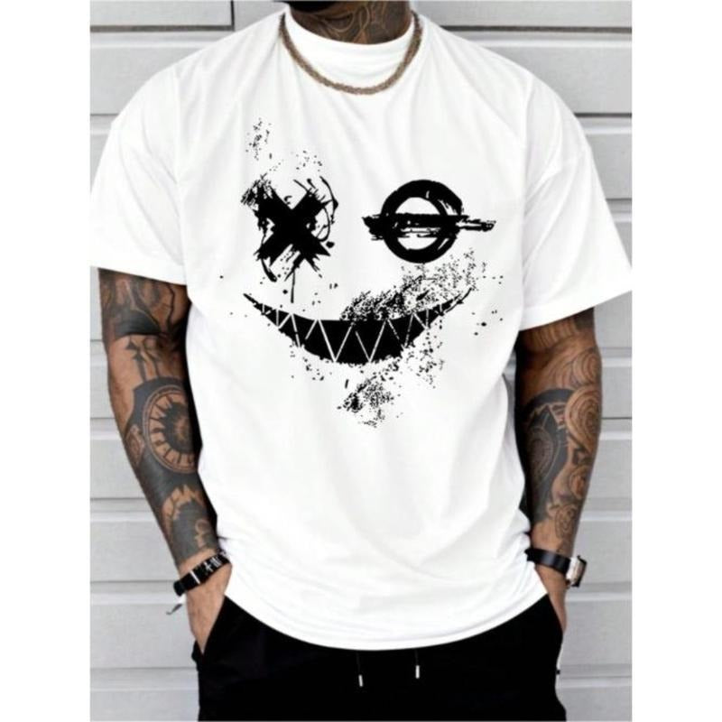 Vibrant Smiling Face Casual Short Sleeve Summer Fun - Adult & Kids T-Shirts, Sweatshirts & Hoodies apparel design preview 1