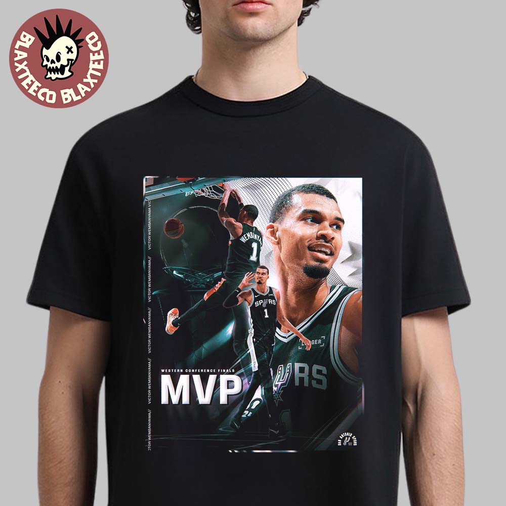 Victor Wembanyama San Antonio Spurs 2026 NBA Western - Adult & Kids T-Shirts, Sweatshirts & Hoodies apparel design preview 1