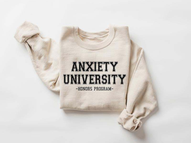 Victoria Maxwell Anxiety University Honors Program - Adult & Kids T-Shirts, Sweatshirts & Hoodies apparel design preview 1