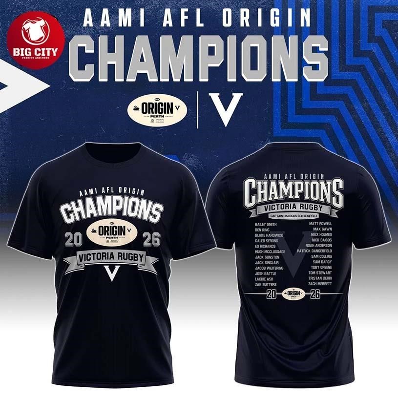 Victoria Rugby AFL Champions Two Sided - Adult & Kids T-Shirts, Sweatshirts & Hoodies apparel design preview 1