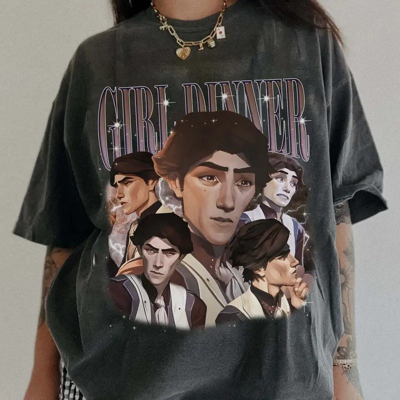 Viktok Arcane Girl Dinner Comfort Colors Y2K 90s - Adult & Kids T-Shirts, Sweatshirts & Hoodies apparel design preview 1