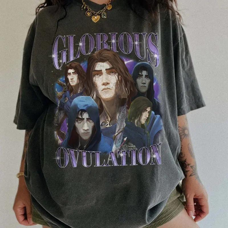Viktok Arcane Glorius Ovulation Comfort Colors Y2K - Adult & Kids T-Shirts, Sweatshirts & Hoodies apparel design preview 1