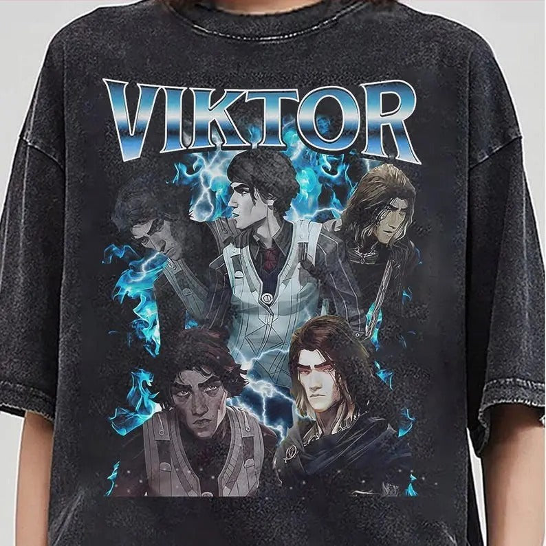 Viktor Arcane 2 Vintage Streetwear League Legends - Adult & Kids T-Shirts, Sweatshirts & Hoodies apparel design preview 1
