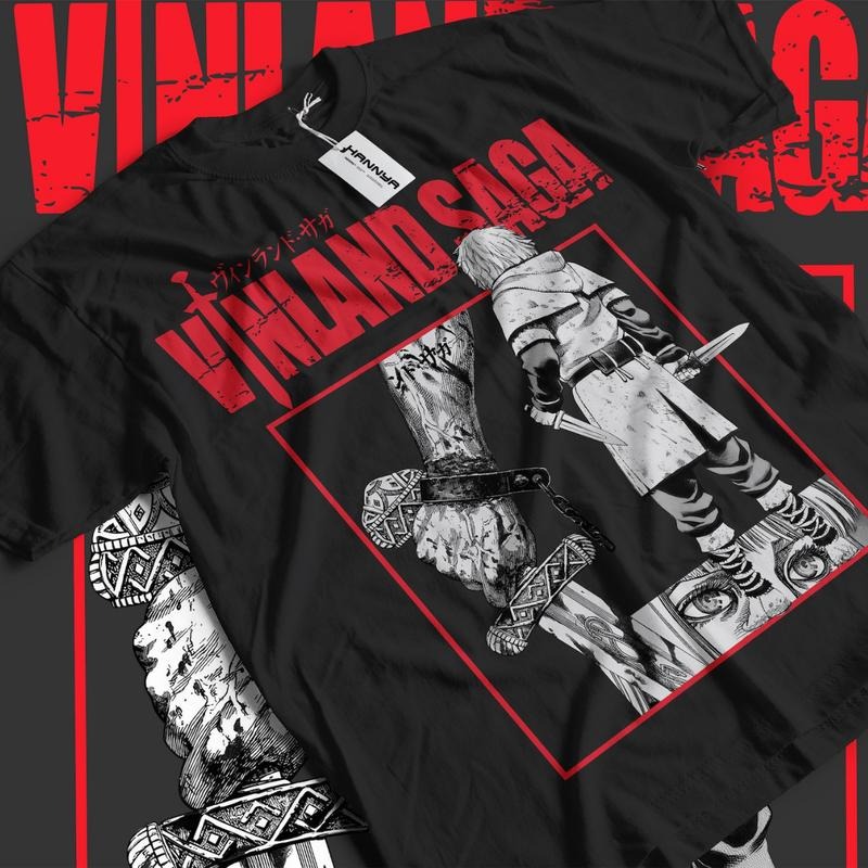 Viland Saga Viking Anime Thorfinn Son Thors Vintage - Adult & Kids T-Shirts, Sweatshirts & Hoodies apparel design preview 1