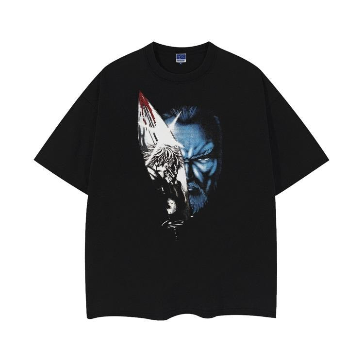 Vinland Saga Great Schemer" Vintage Anime 100% Cotton - Adult & Kids T-Shirts, Sweatshirts & Hoodies apparel design preview 1