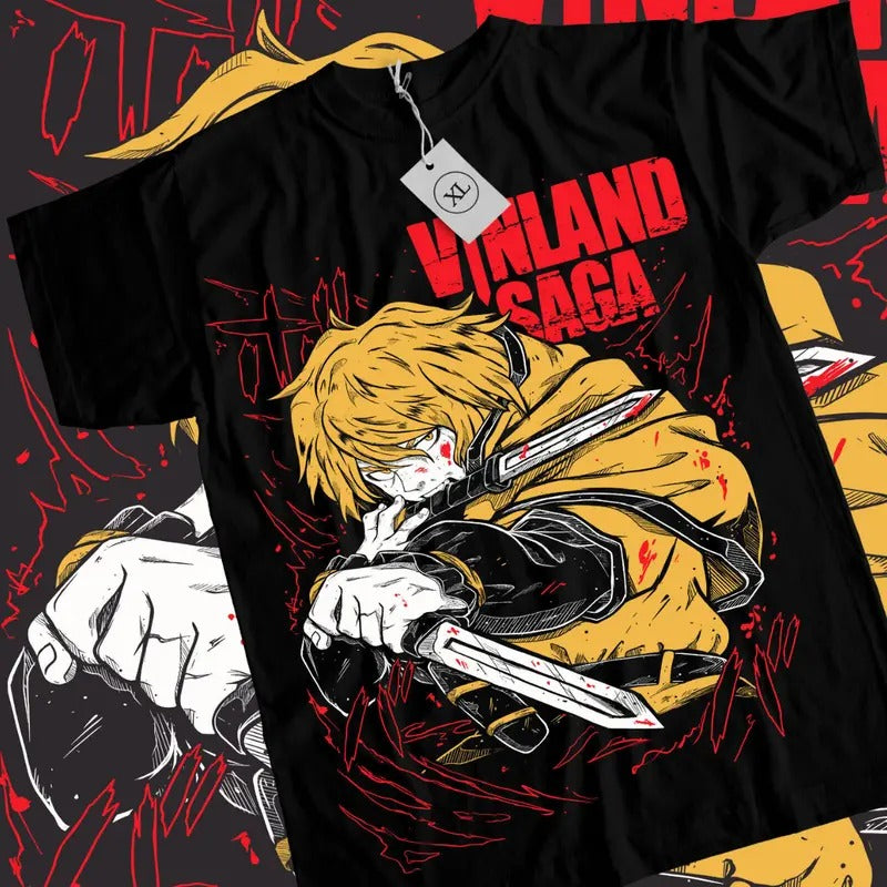 Vinland Saga AnimeT Young Thorfinn Anime Manga Lover - Adult & Kids T-Shirts, Sweatshirts & Hoodies apparel design preview 1