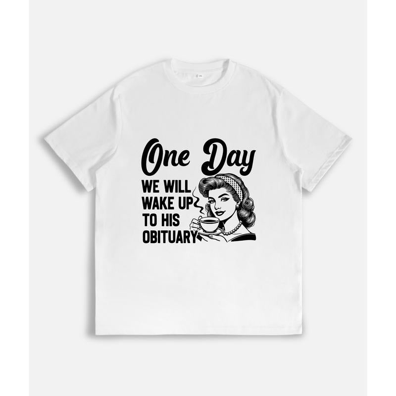 Vintage Inspired Mysterious Message: "One Day We Will - Adult & Kids T-Shirts, Sweatshirts & Hoodies apparel design preview 1