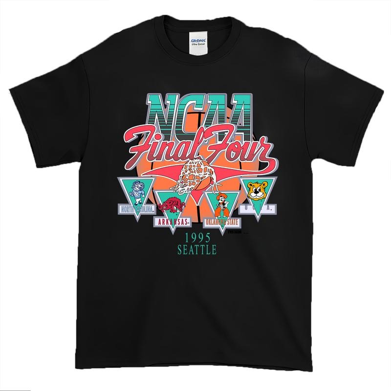 Vintage 1995 Rare NCAA Final Four Official Game - Adult & Kids T-Shirts, Sweatshirts & Hoodies apparel design preview 1