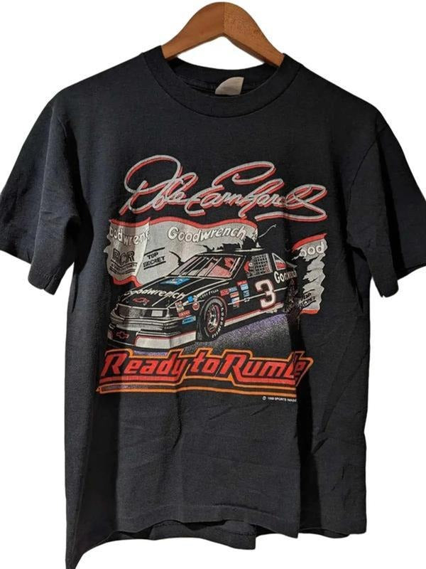 Vintage 1989 Nascar Chase Dale Earnhardt Classic - Adult & Kids T-Shirts, Sweatshirts & Hoodies apparel design preview 1