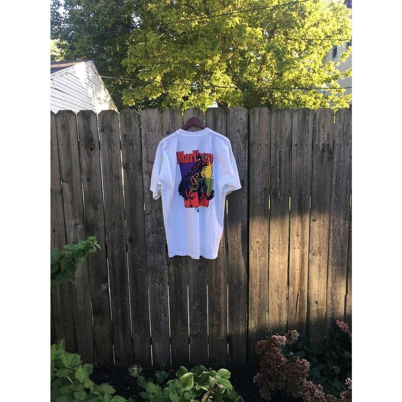 Vintage 1990'S Marlboro Music Horse Riding Cowboy - Adult & Kids T-Shirts, Sweatshirts & Hoodies apparel design preview 1