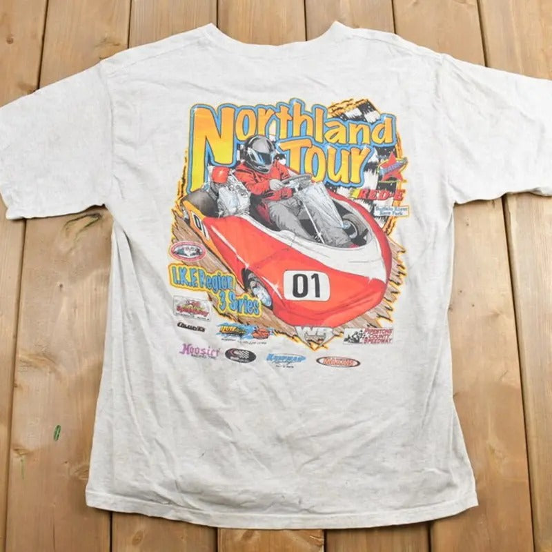 Vintage 1990s Northland Tour Racing Classic Cotton - Adult & Kids T-Shirts, Sweatshirts & Hoodies apparel design preview 1
