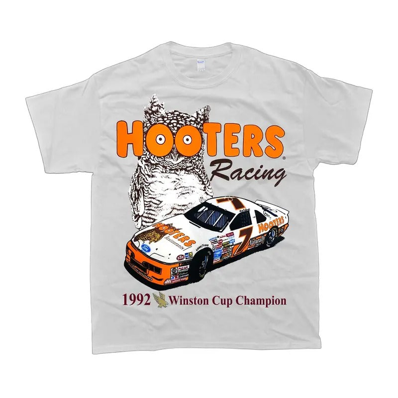 Vintage 1992 Alan Kulwicki Nascar Racing Sporty - Adult & Kids T-Shirts, Sweatshirts & Hoodies apparel design preview 1