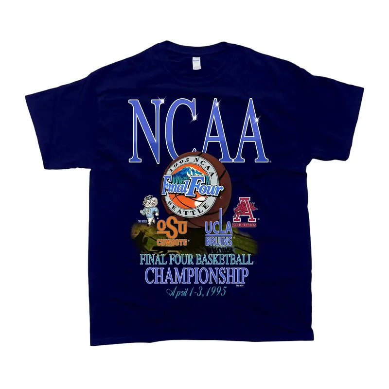 Vintage 1995 NCAA Final Four Championship Tar Heels - Adult & Kids T-Shirts, Sweatshirts & Hoodies apparel design preview 1