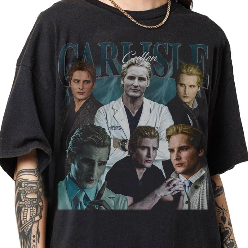 Vintage 90s Carlisle Cullen Bootleg Rap Man - Adult & Kids T-Shirts, Sweatshirts & Hoodies apparel design preview 1