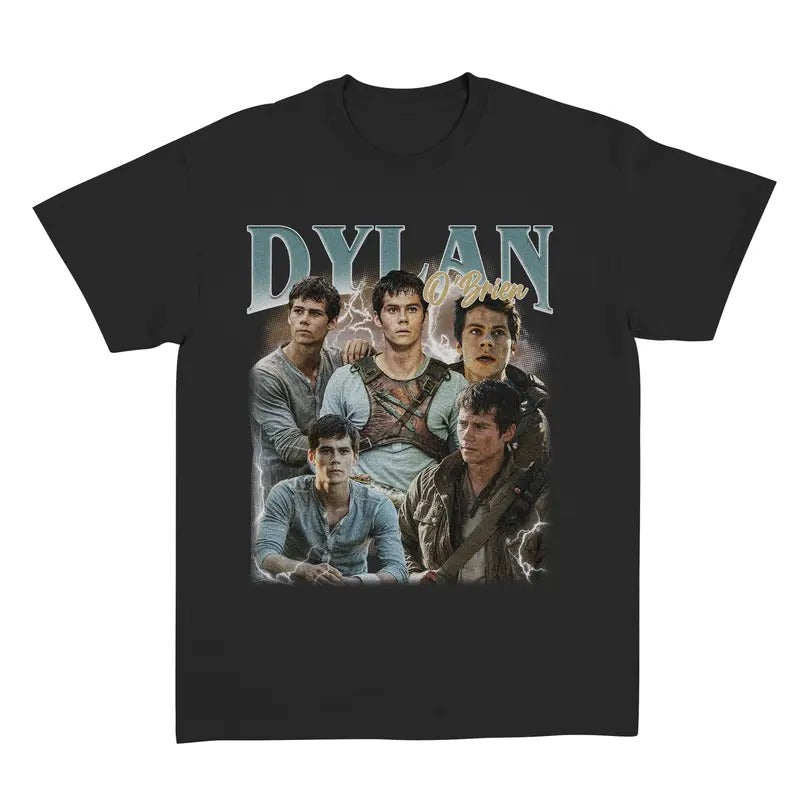 Vintage 90s Dylan O'Brien Retro Movie Bootleg Man - Adult & Kids T-Shirts, Sweatshirts & Hoodies apparel design preview 1