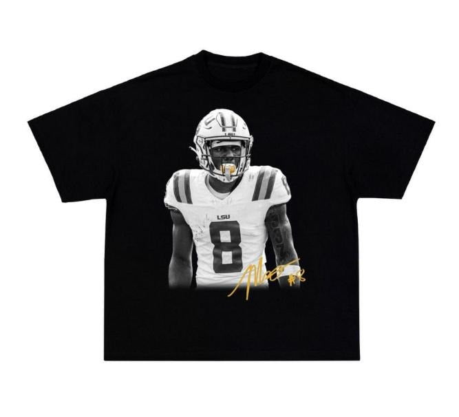 Vintage 90s Malik Nabers Cotton Crew Neck Size S 3XL - Adult & Kids T-Shirts, Sweatshirts & Hoodies apparel design preview 1