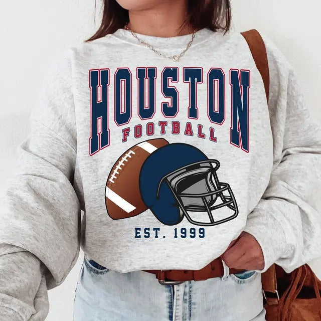 Vintage All Team Football Retro Game Day Casual - Adult & Kids T-Shirts, Sweatshirts & Hoodies apparel design preview 1