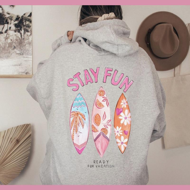 Vintage Beach Cute Summer Coastal Cowgirl Pocket - Adult & Kids T-Shirts, Sweatshirts & Hoodies apparel design preview 1
