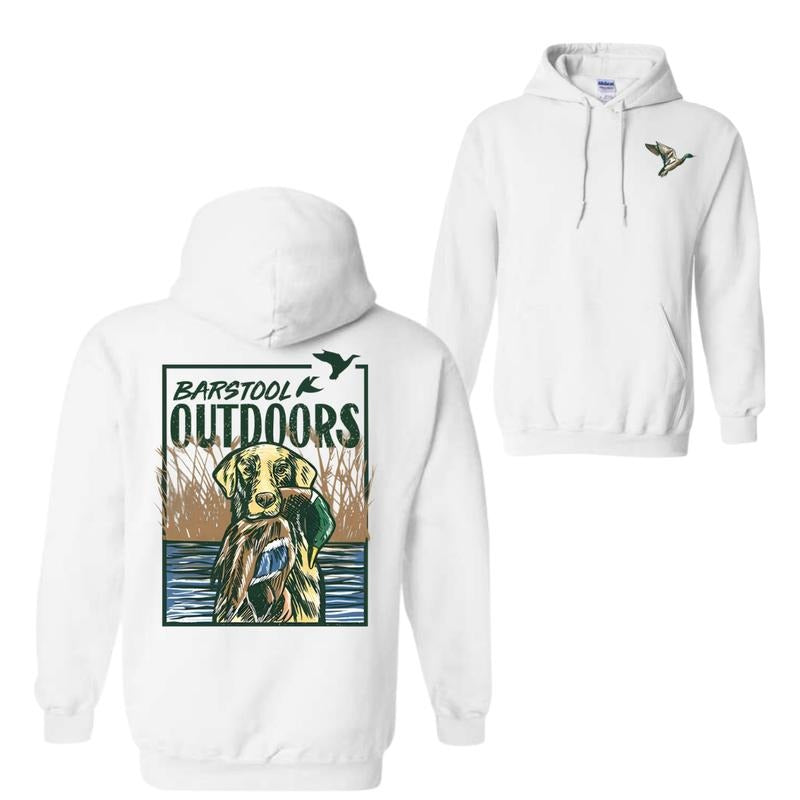 Vintage Busch Light OutDoors Duck Hunt Dong Hunting - Adult & Kids T-Shirts, Sweatshirts & Hoodies apparel design preview 1