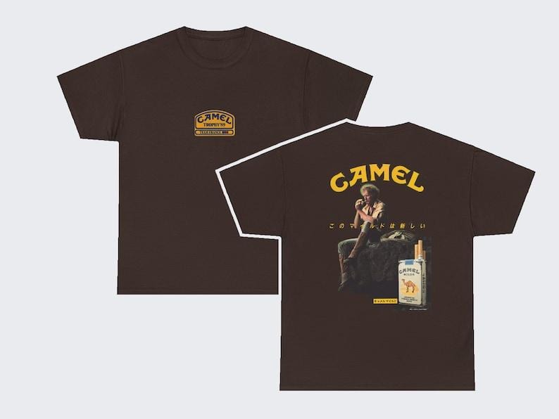 Vintage Camel Classic Wild West Printed Cotton Cowboy - Adult & Kids T-Shirts, Sweatshirts & Hoodies apparel design preview 1