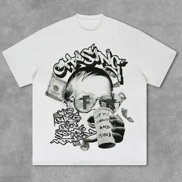 Vintage Chasing Money Cotton Crew Neck Size S 3XL - Adult & Kids T-Shirts, Sweatshirts & Hoodies apparel design preview 1