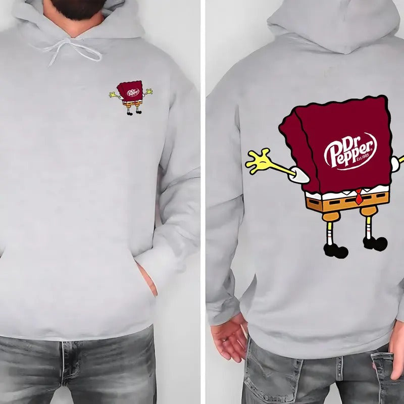 Vintage DR. Pepper Cute Soda Drink Lover 2Sides - Adult & Kids T-Shirts, Sweatshirts & Hoodies apparel design preview 1
