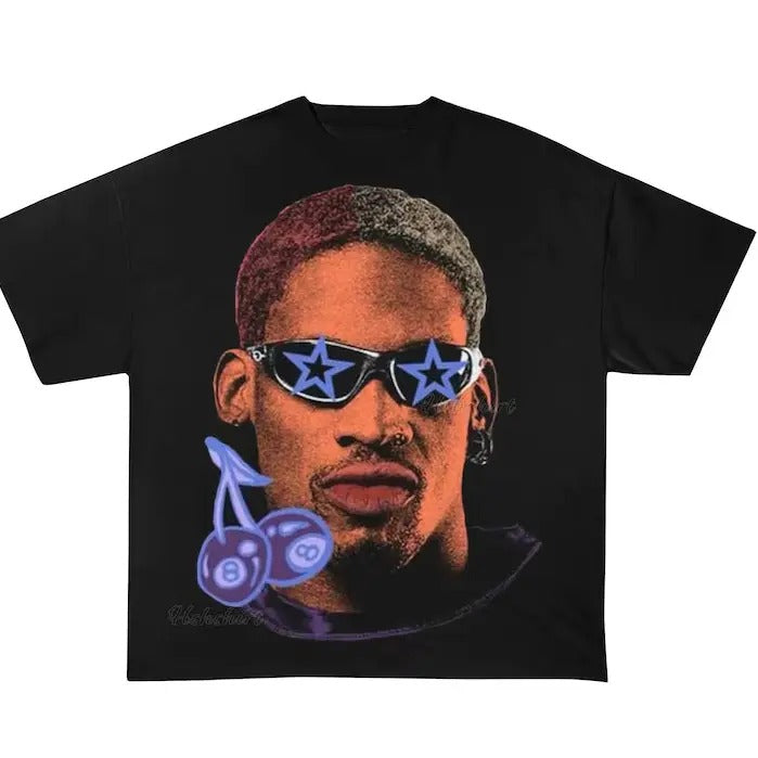 Vintage Dennis Rodman - Adult & Kids T-Shirts, Sweatshirts & Hoodies apparel design preview 1