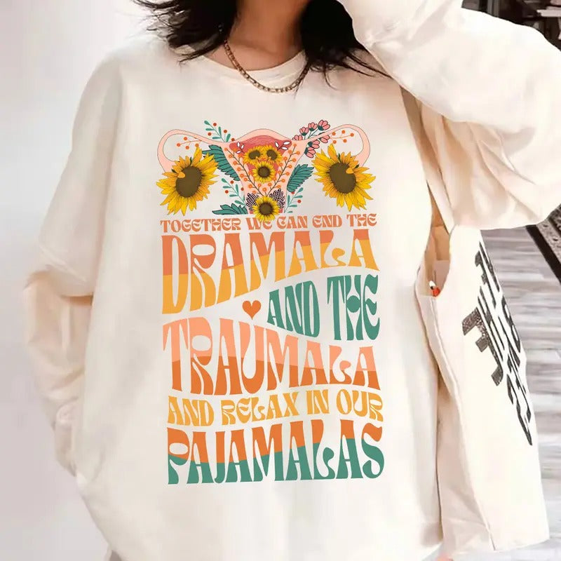 Vintage Dramala Kamala Harris We Can End Vote - Adult & Kids T-Shirts, Sweatshirts & Hoodies apparel design preview 1