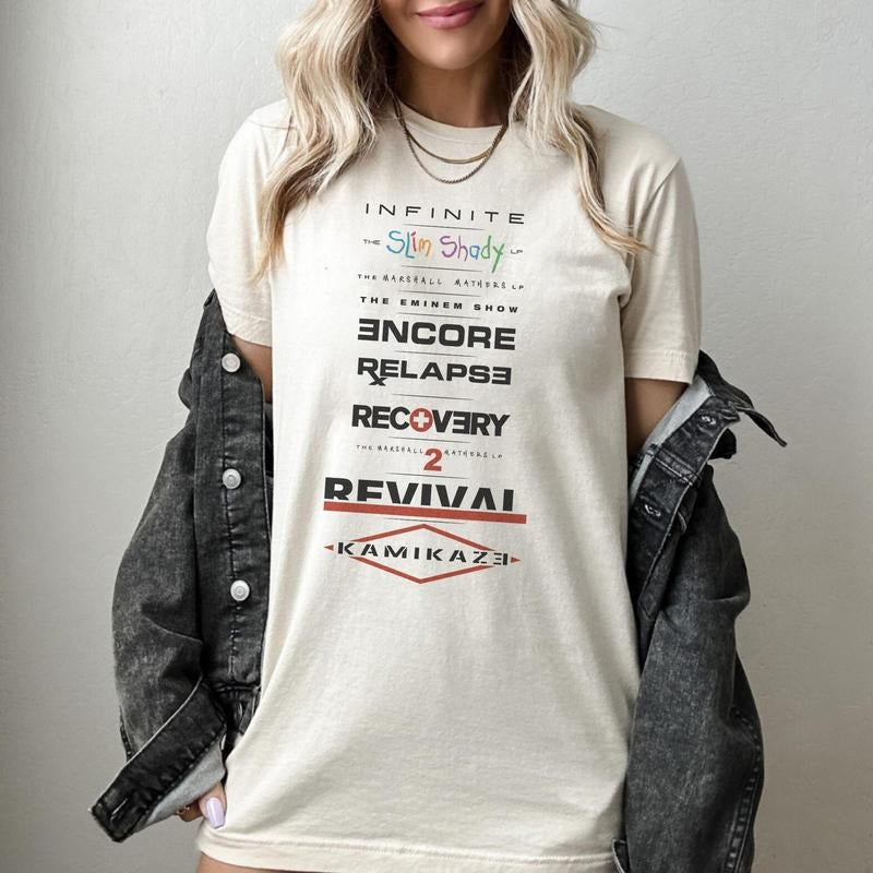 Vintage Eminem Hip Hop Retro Streetwear Music Fans - Adult & Kids T-Shirts, Sweatshirts & Hoodies apparel design preview 1
