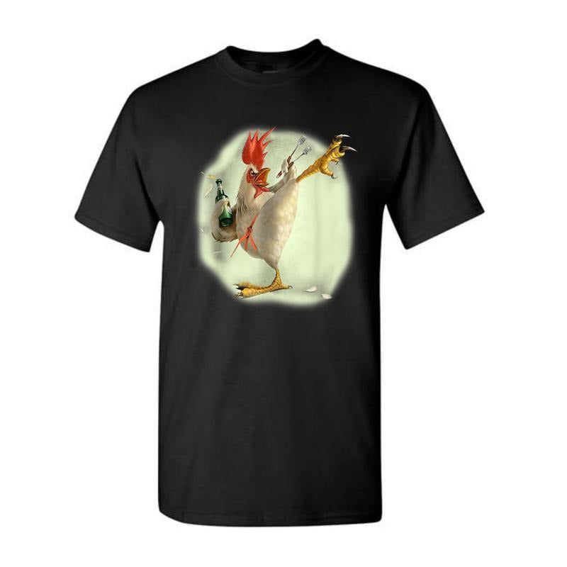 Vintage Funny Chicken Farmer - Adult & Kids T-Shirts, Sweatshirts & Hoodies apparel design preview 1