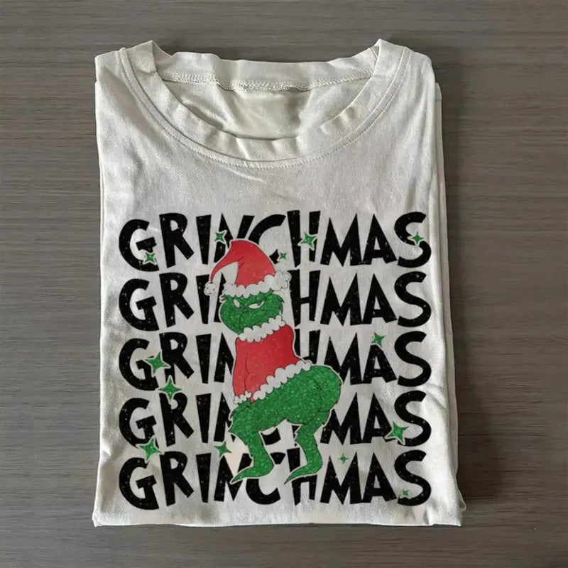 Vintage Funny Grinchmas Merry Gr1nch Movie Party - Adult & Kids T-Shirts, Sweatshirts & Hoodies apparel design preview 1